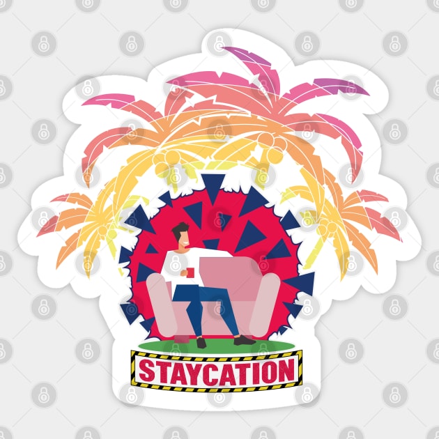 Coronavirus Staycation Sticker by FunawayHit